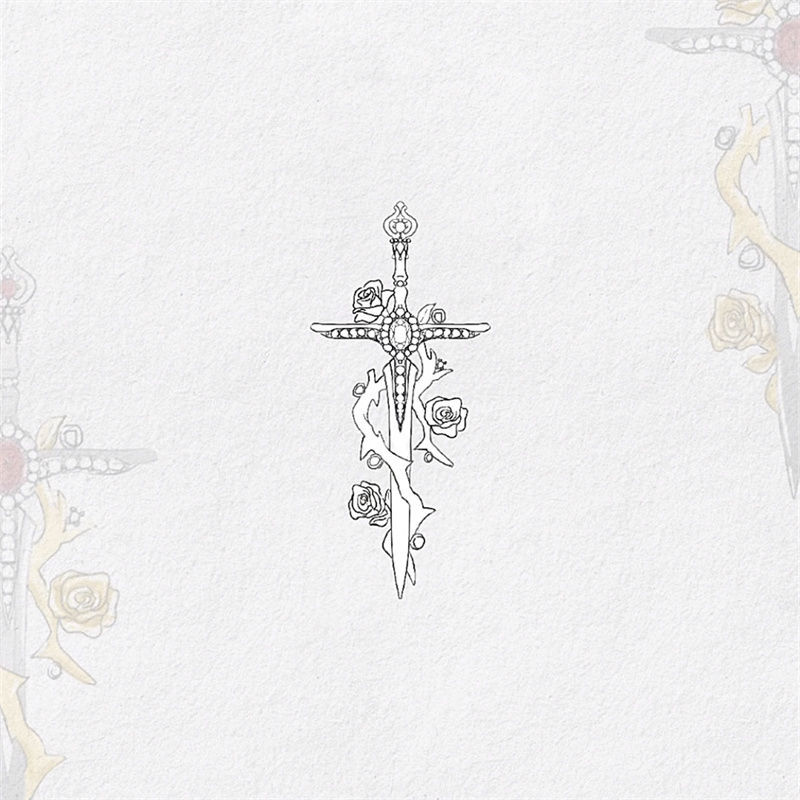 🌹🗡 Thorns Rose Flower Brooch - Perfect Gift for Holidays & Special Occasions 💝