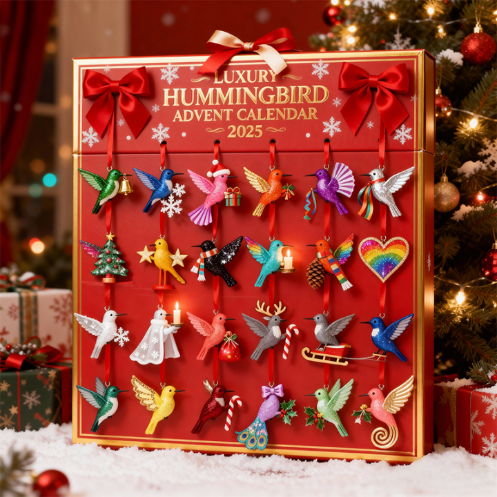 🎁✨2025 Hummingbird Advent Calendar - Perfect Holiday Gift for Bird Lovers!