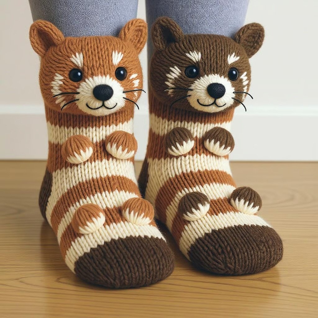 Adorable Animal Socks 🧦🐾 - Perfect Gift for Holidays & Special Occasions!