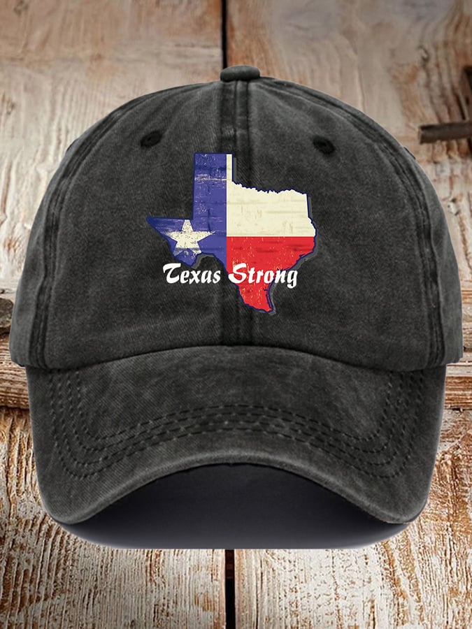 Retro Texas Strong Baseball Cap 🎁🤠 - Perfect Gift for Holidays & Special Occasions