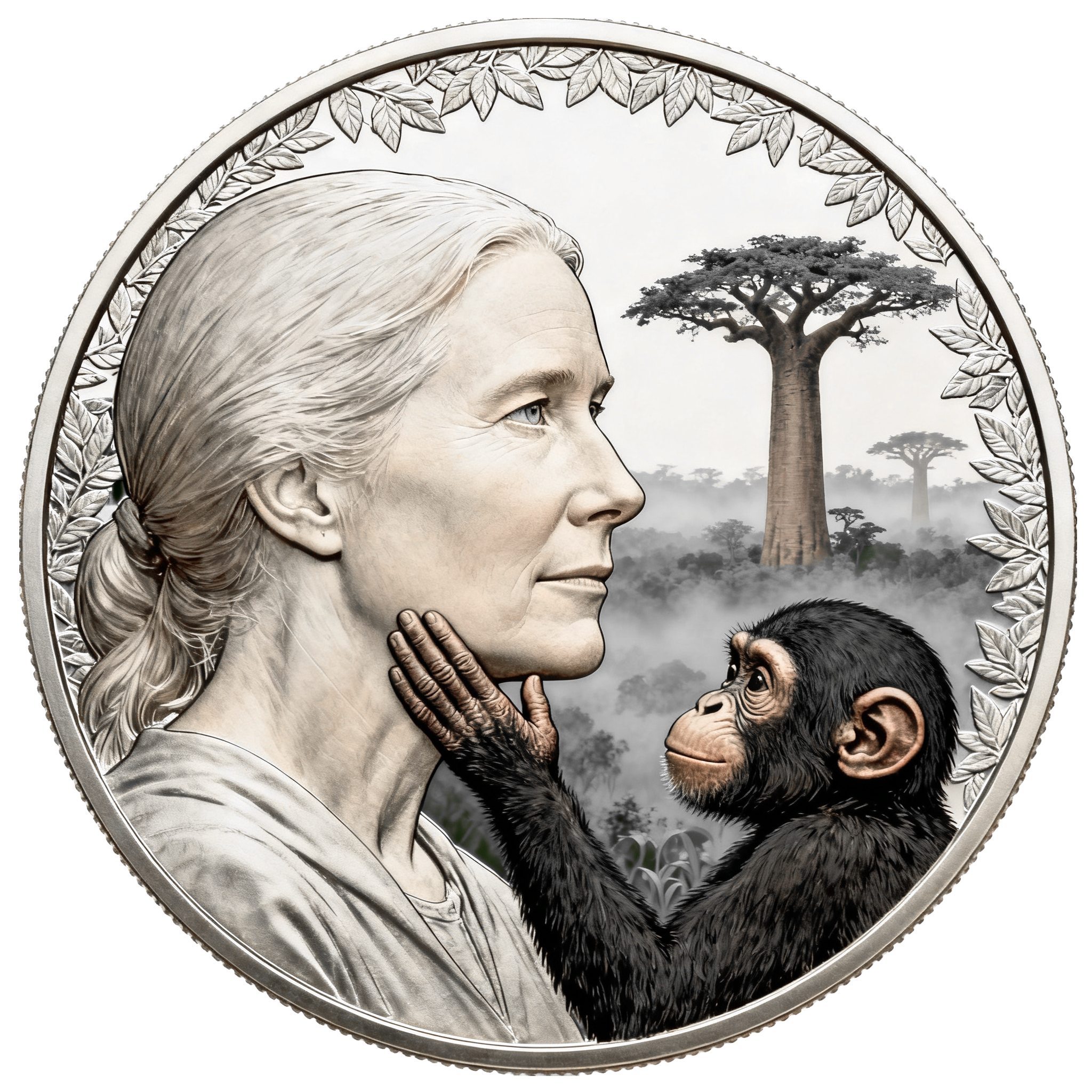 Jane Goodall Commemorative Coin | Legacy of Hope Collectible