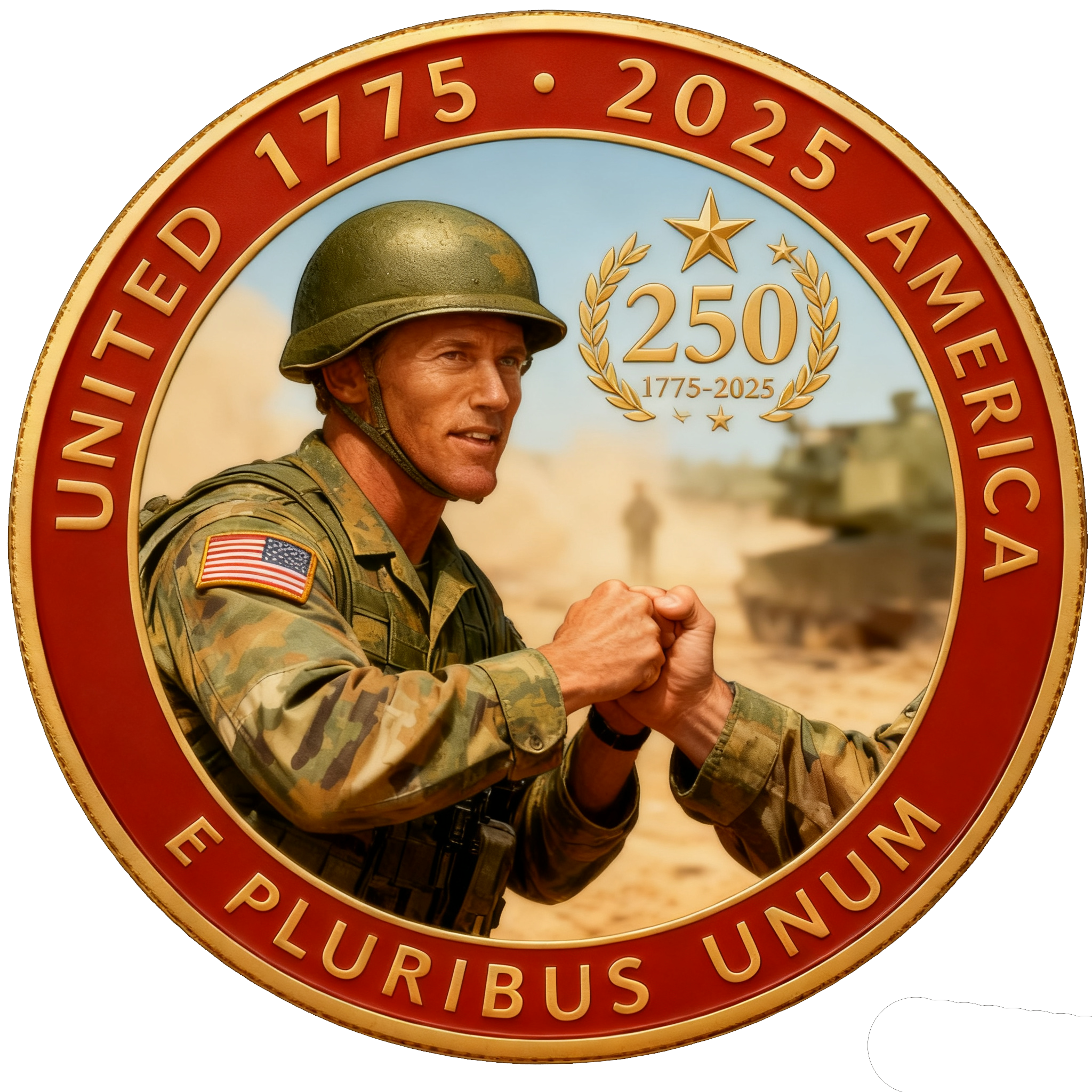 🇺🇸✨ You protect us like Captain America  - 250th Anniversary Commemorative Coin - Perfect Holiday & Special Occasion Gift