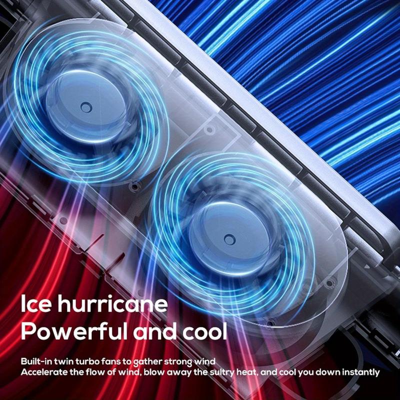 🎁 Turbo Car Seat Fan - Perfect Gift for Holidays & Special Occasions! 🚗💨 Dual USB High-Power Cooling Fan for Cars