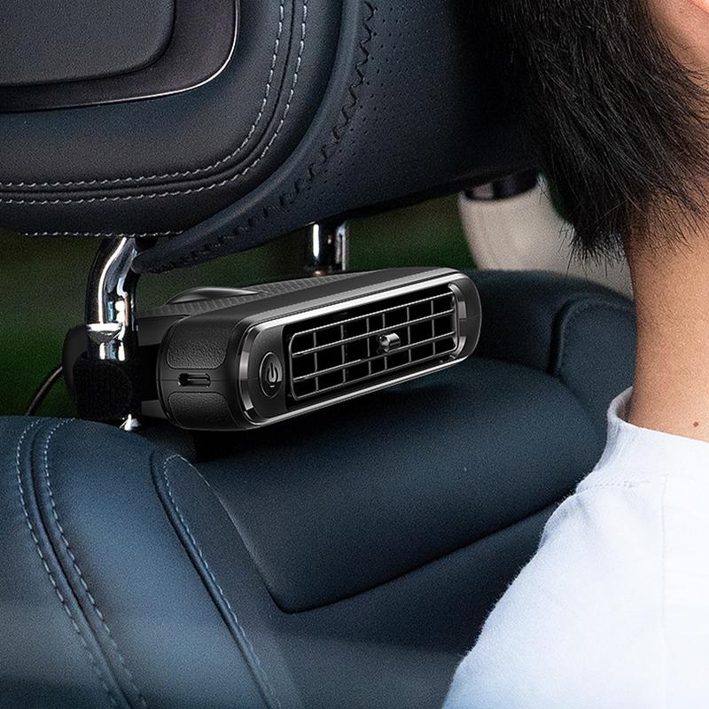 🎁 Turbo Car Seat Fan - Perfect Gift for Holidays & Special Occasions! 🚗💨 Dual USB High-Power Cooling Fan for Cars