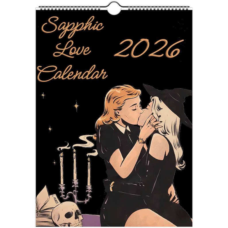 2026 Sapphic Love Calendar 💖🌈 | Perfect Gift for Holidays & Special Occasions