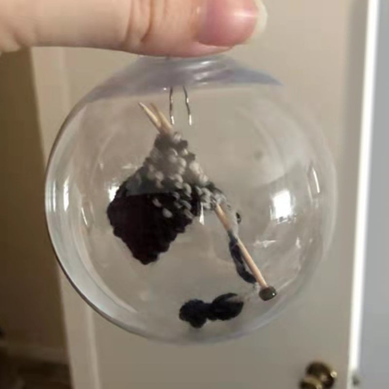 🎄✨ Knitting Christmas Ornament - Festive Holiday Gift Idea
