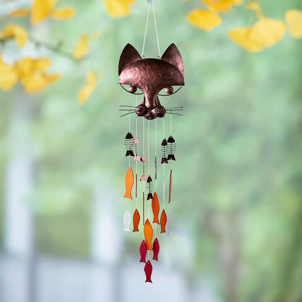 🎁✨Handcrafted Metal Catfish Wind Chime – Perfect Holiday & Special Occasion Gift🎐