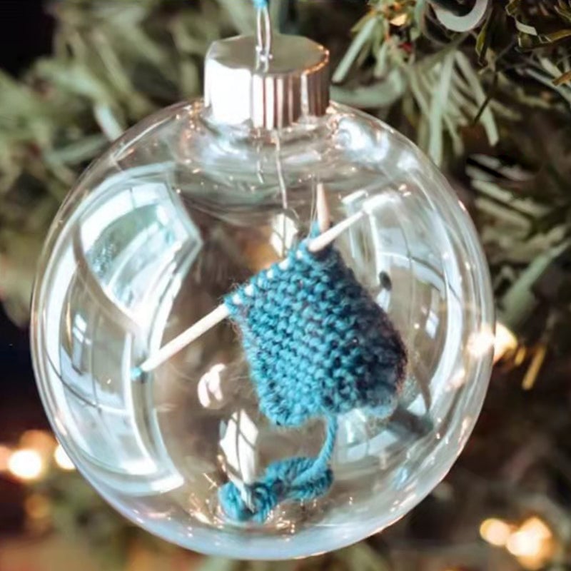 🎄✨ Knitting Christmas Ornament - Festive Holiday Gift Idea