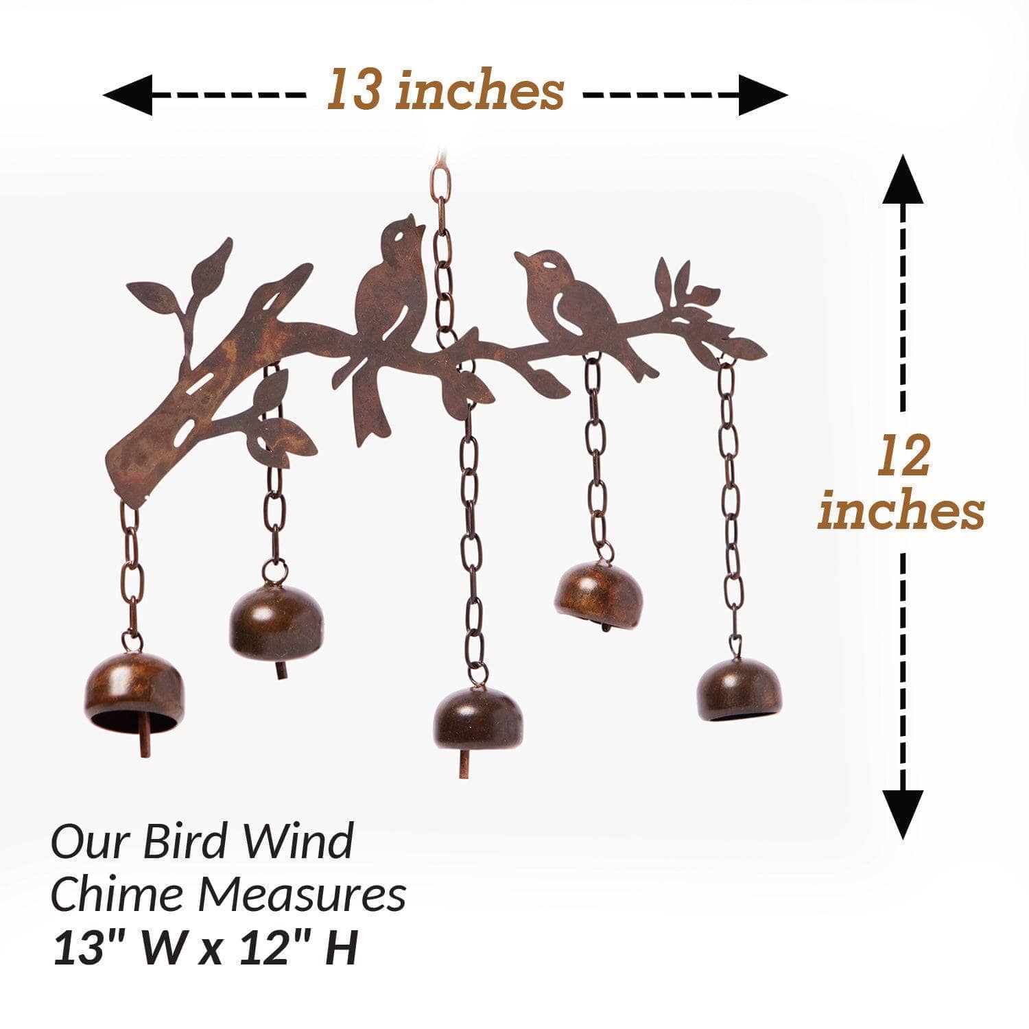 🎁Handmade Birds Bells Wind Chime - Perfect Holiday & Special Occasion Gift🎐