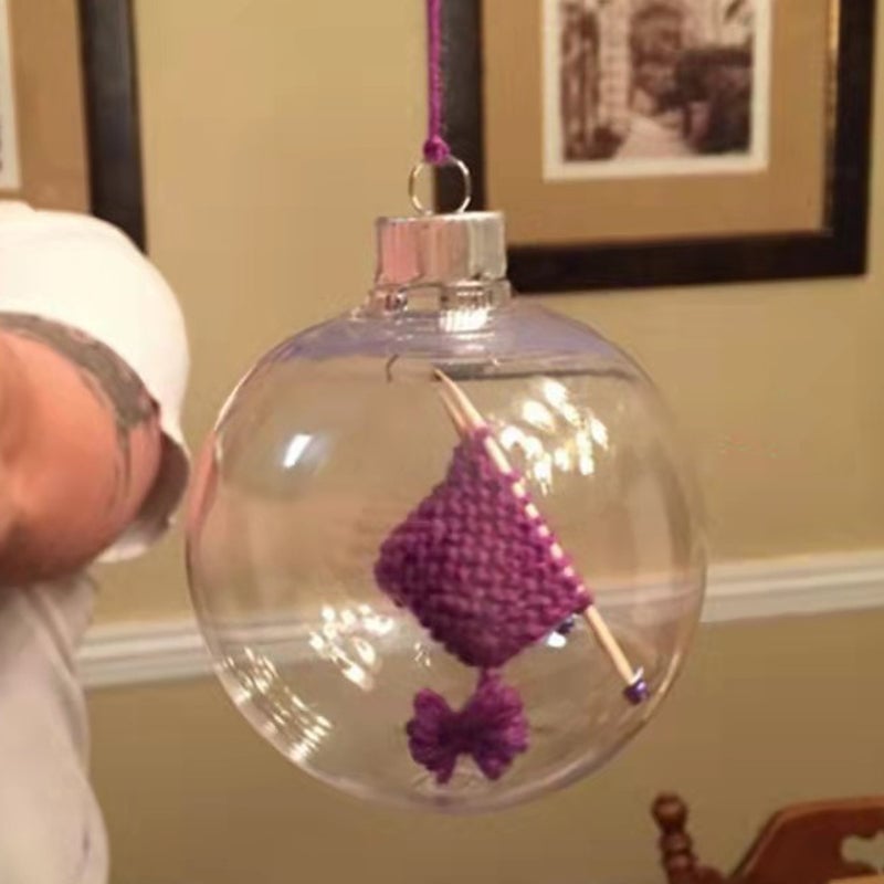 🎄✨ Knitting Christmas Ornament - Festive Holiday Gift Idea