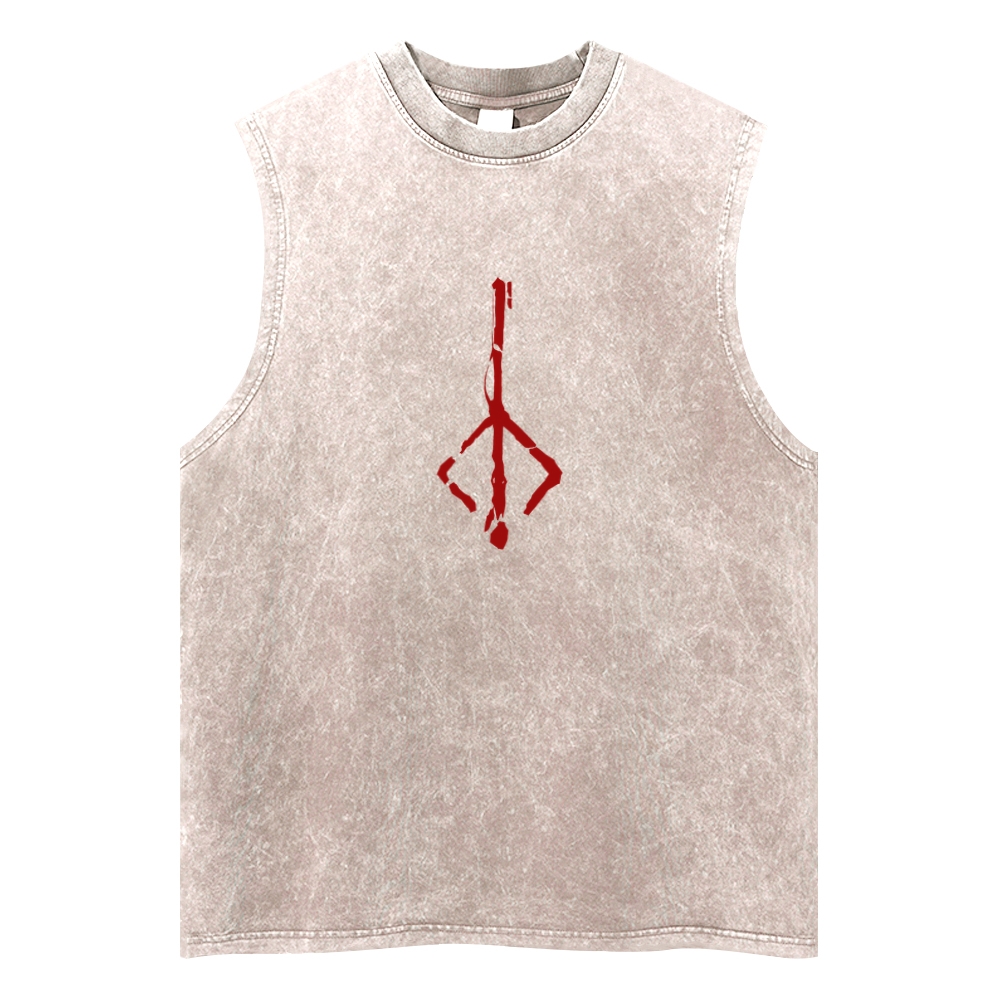 Blood Borne Unisex Washed Tank Top 2507004996