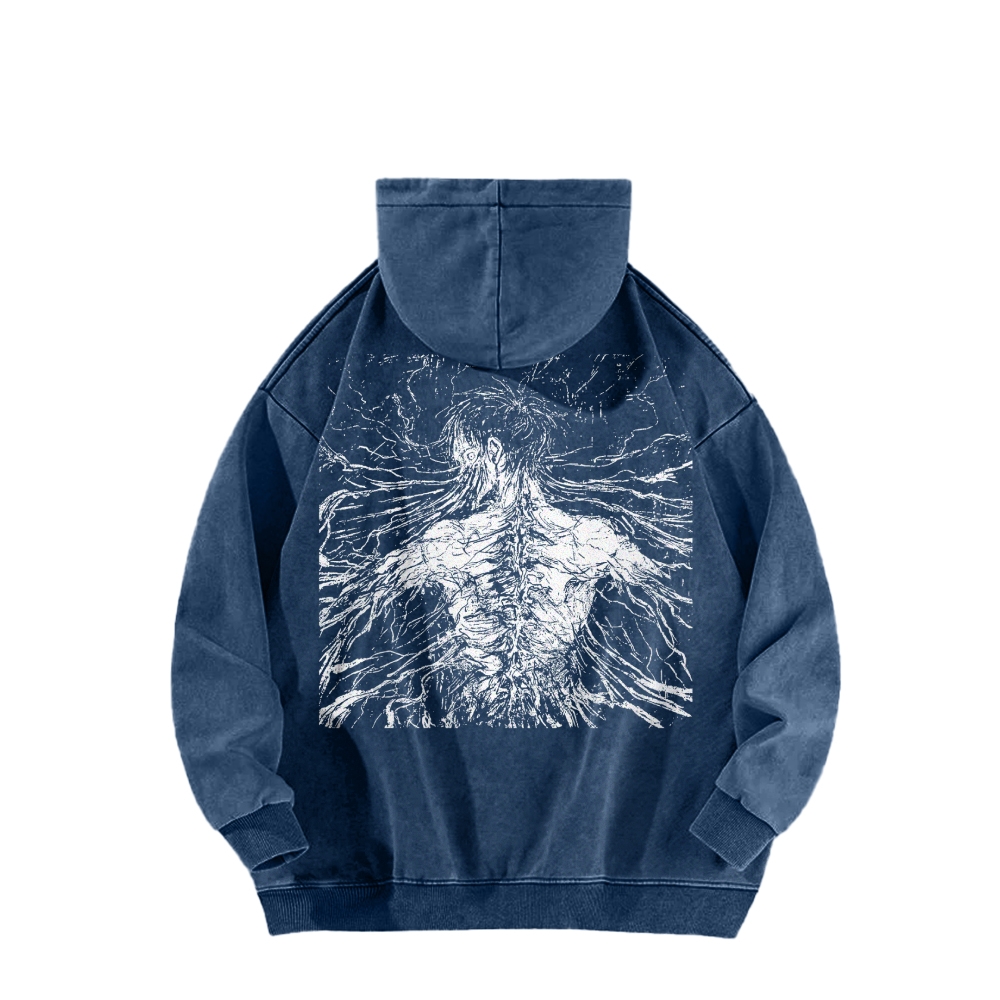 Attack On Titan Casual Washed Hoodies