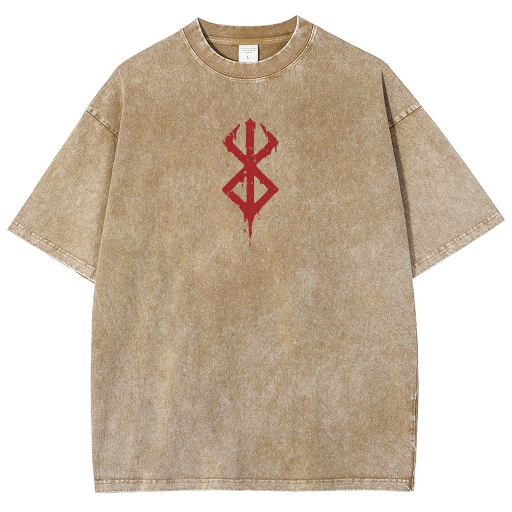 Berserk Unisex Fit Washed T-Shirt 2505003196