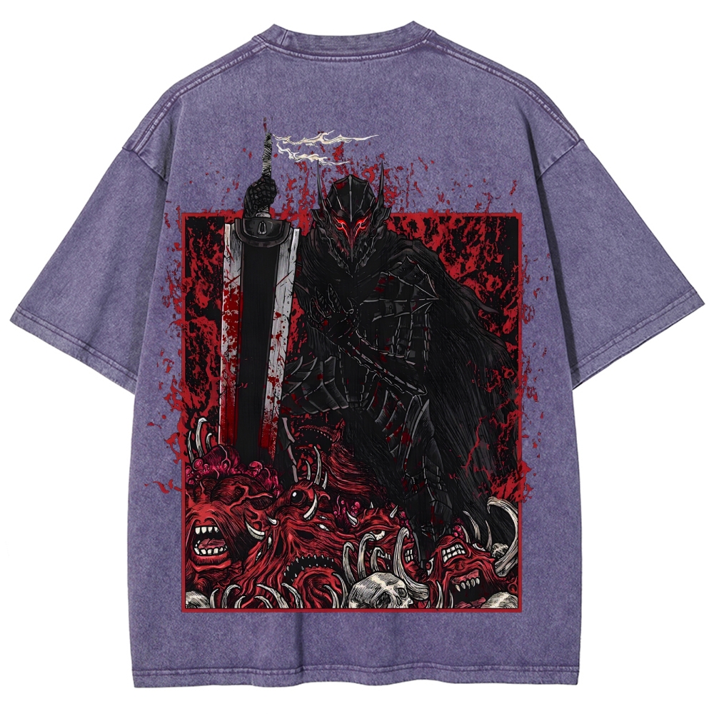 Berserk Unisex Fit Washed T-Shirt 2505003196
