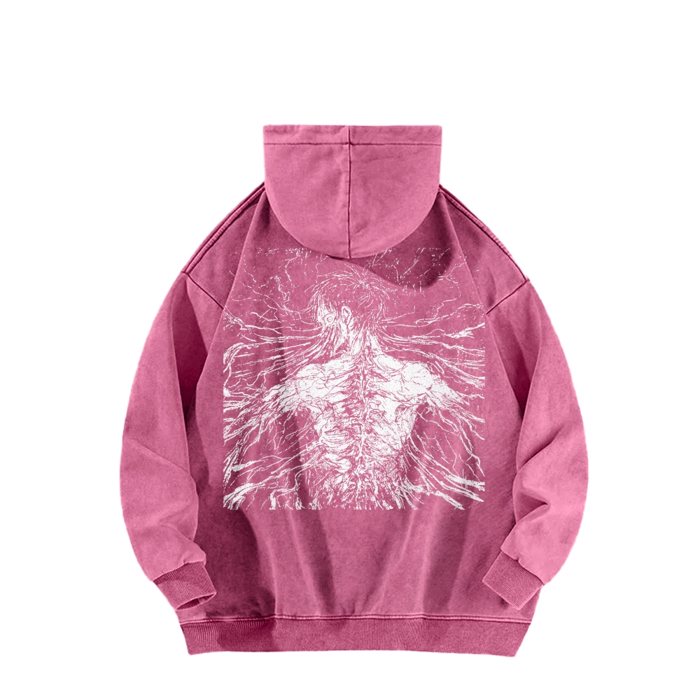 Attack On Titan Casual Washed Hoodies
