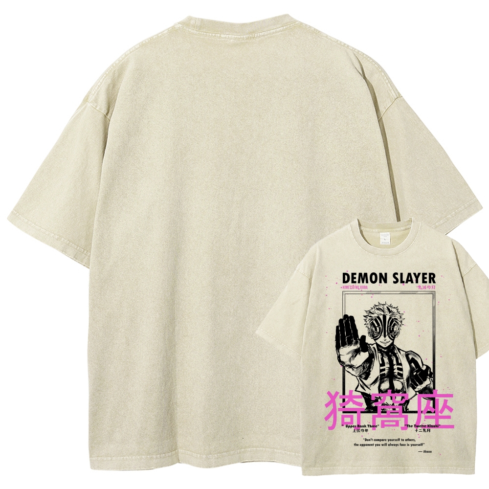 Demon Slayer Unisex Fit Washed T-Shirt 2507024163