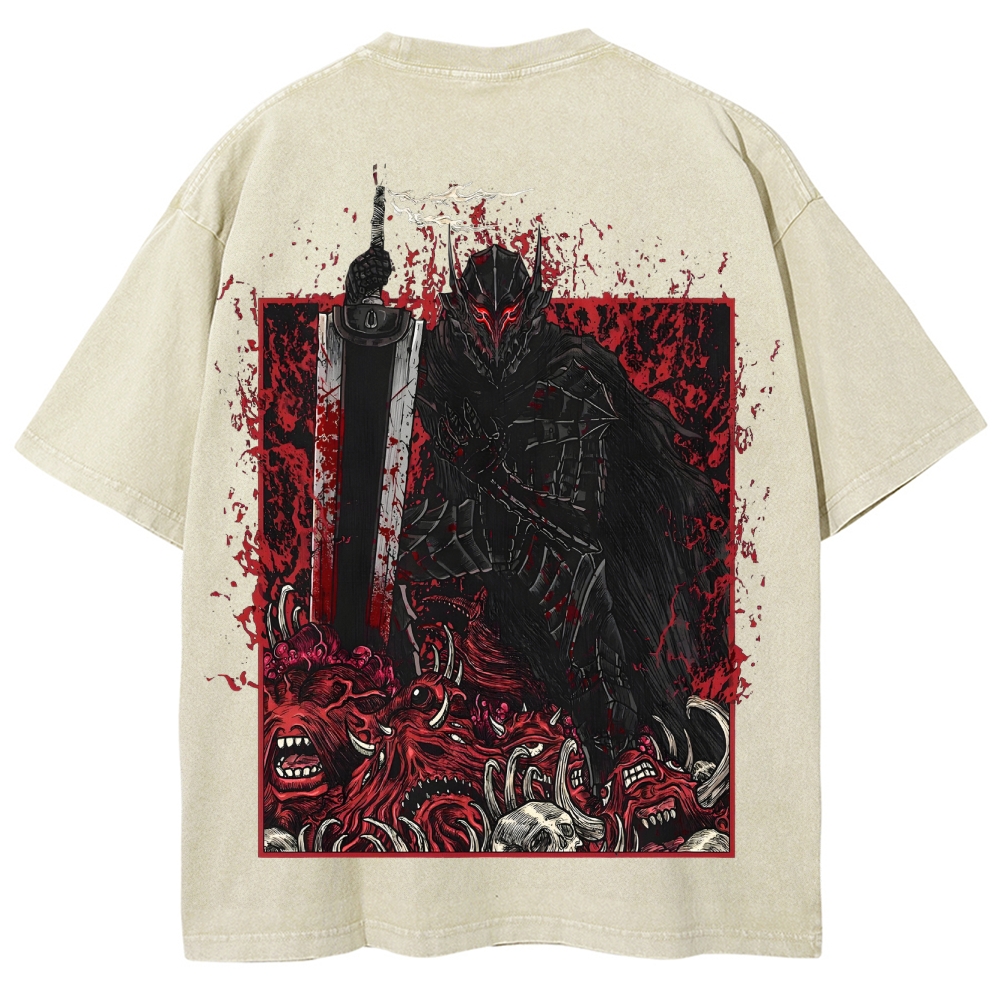 Berserk Unisex Fit Washed T-Shirt 2505003196