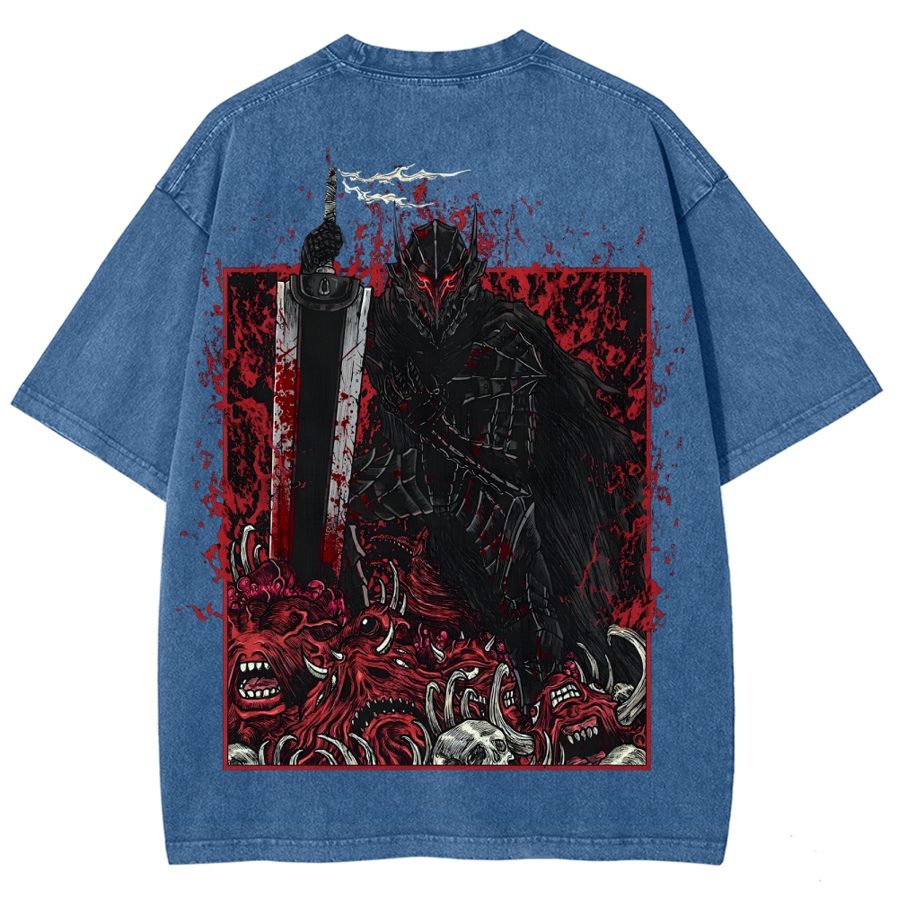 Berserk Unisex Fit Washed T-Shirt 2505003196