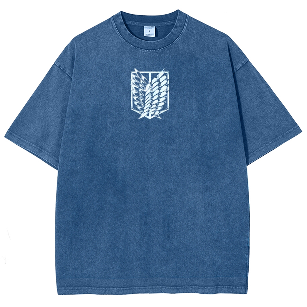 Attack On Titan Unisex Fit Washed T-Shirt 2503000071