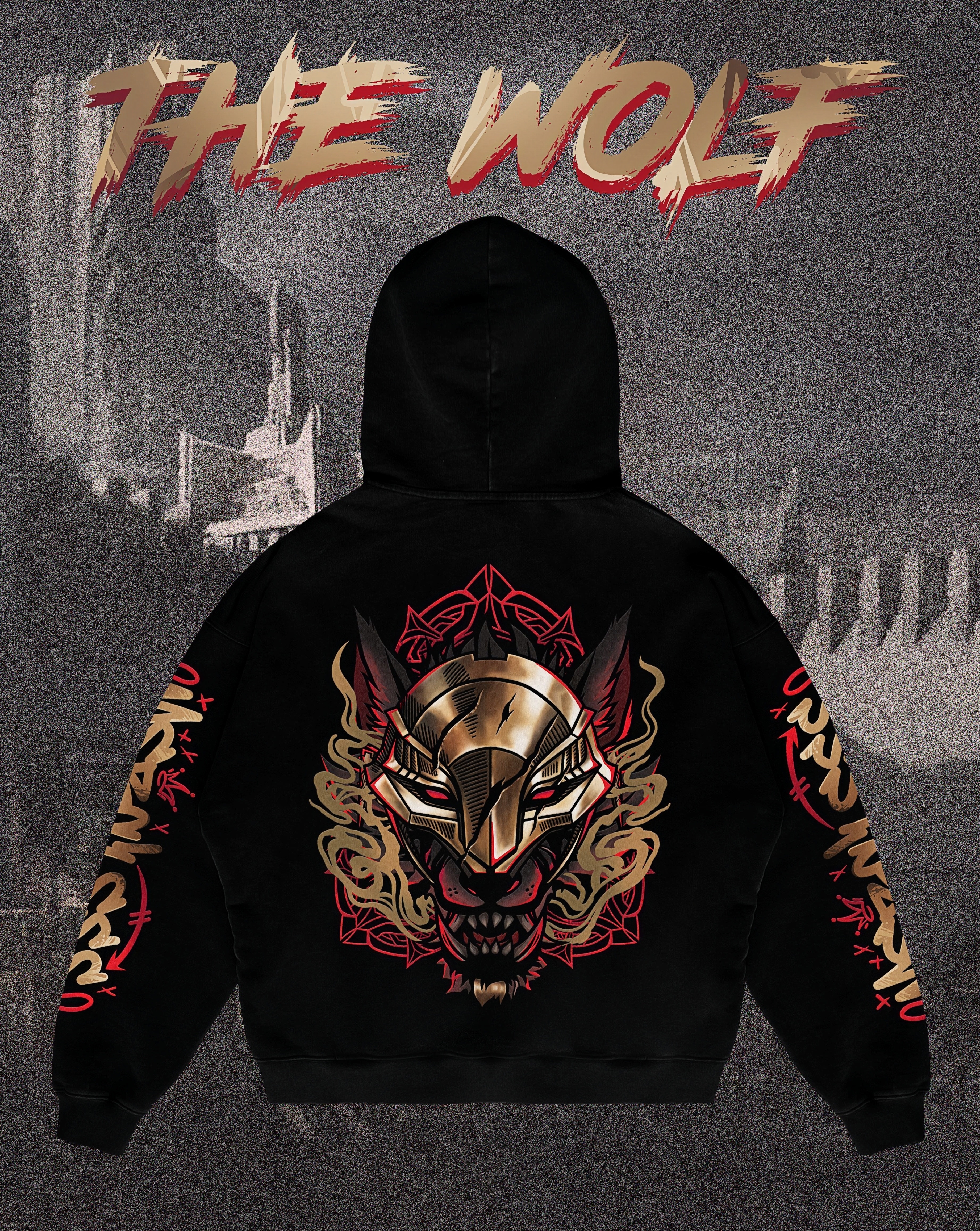 The Wolf Oversized Hoodie