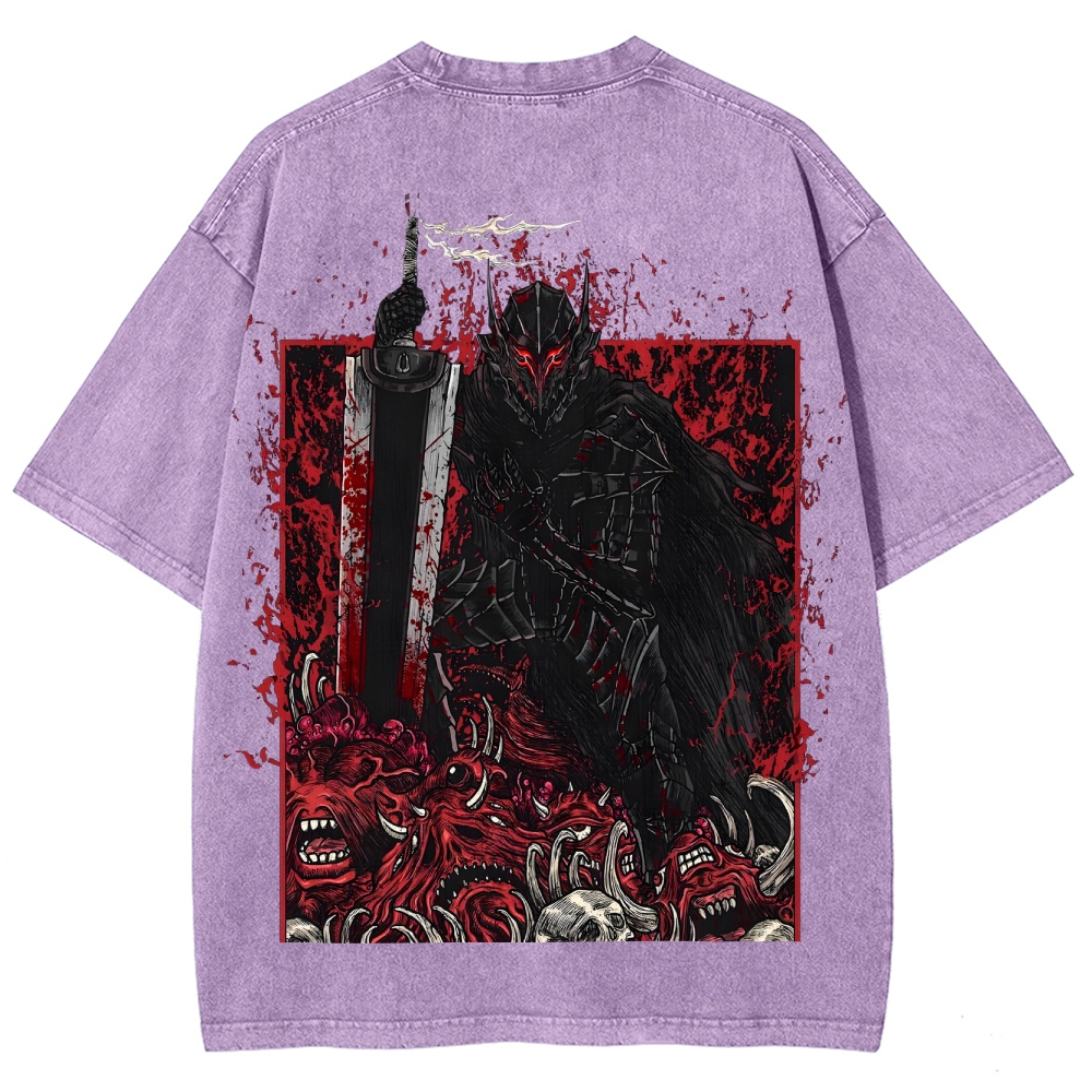 Berserk Unisex Fit Washed T-Shirt 2505003196