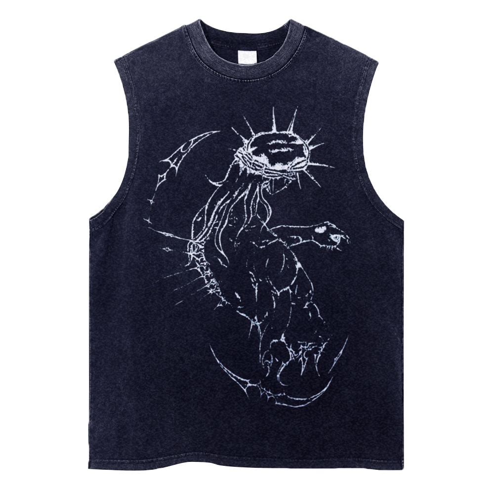 Jojo's Bizarre Adventure Unisex Washed Tank Top 2504013099