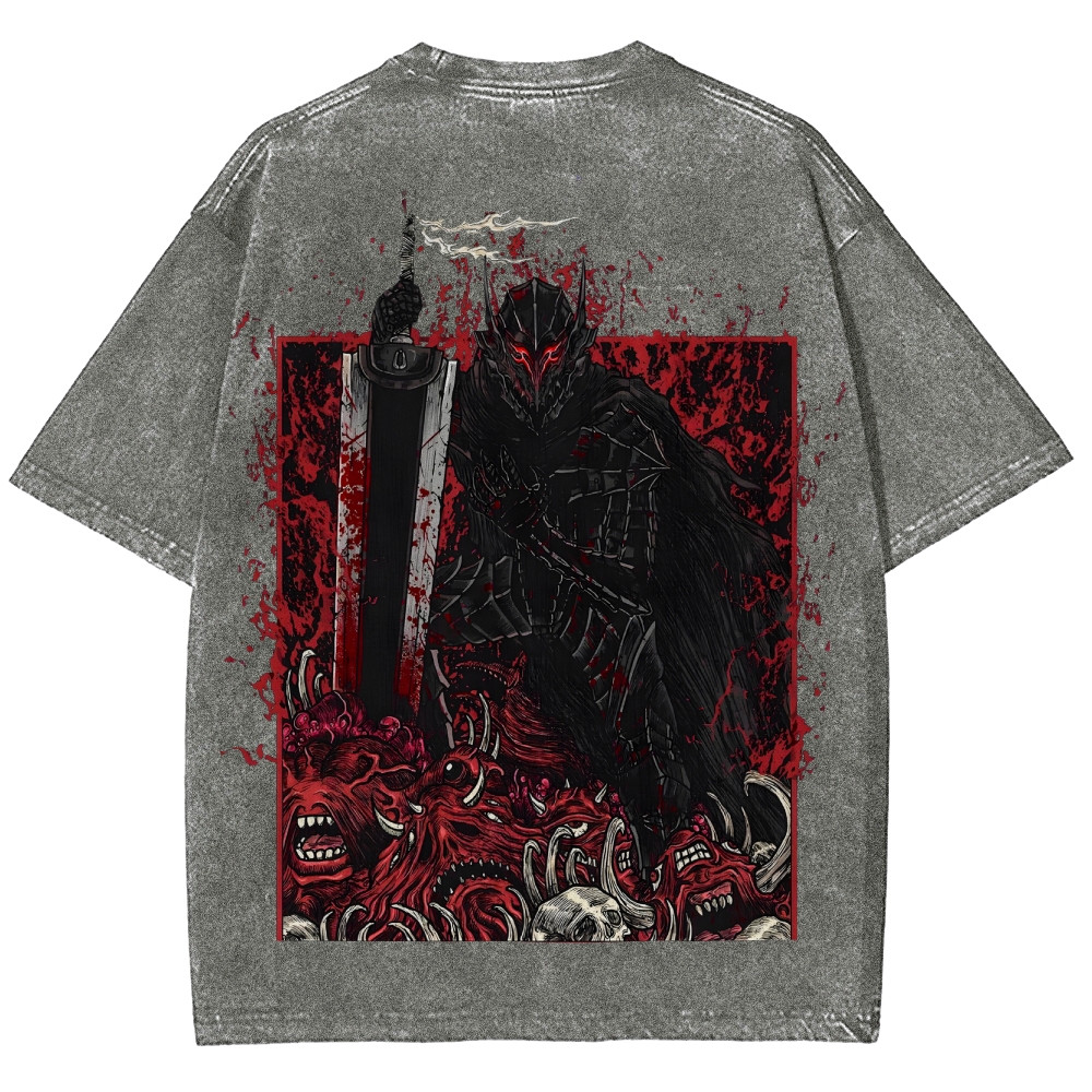 Berserk Unisex Fit Washed T-Shirt 2505003196