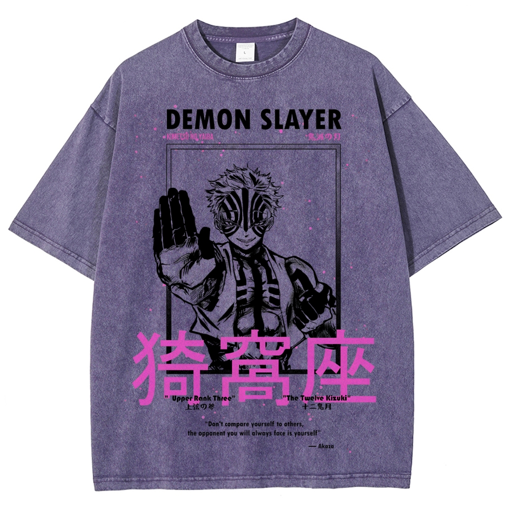 Demon Slayer Unisex Fit Washed T-Shirt 2507024163