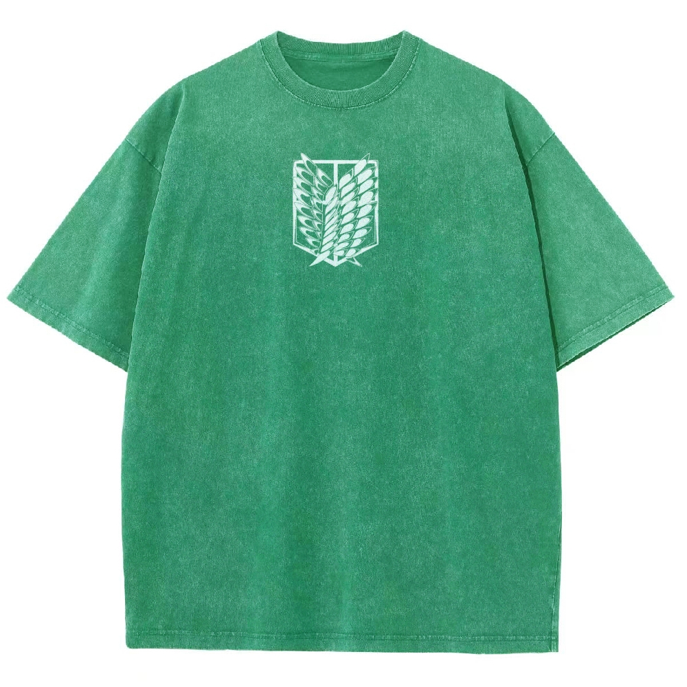 Attack On Titan Unisex Fit Washed T-Shirt 2503000071