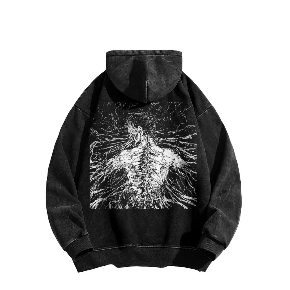 Attack On Titan Casual Washed Hoodies
