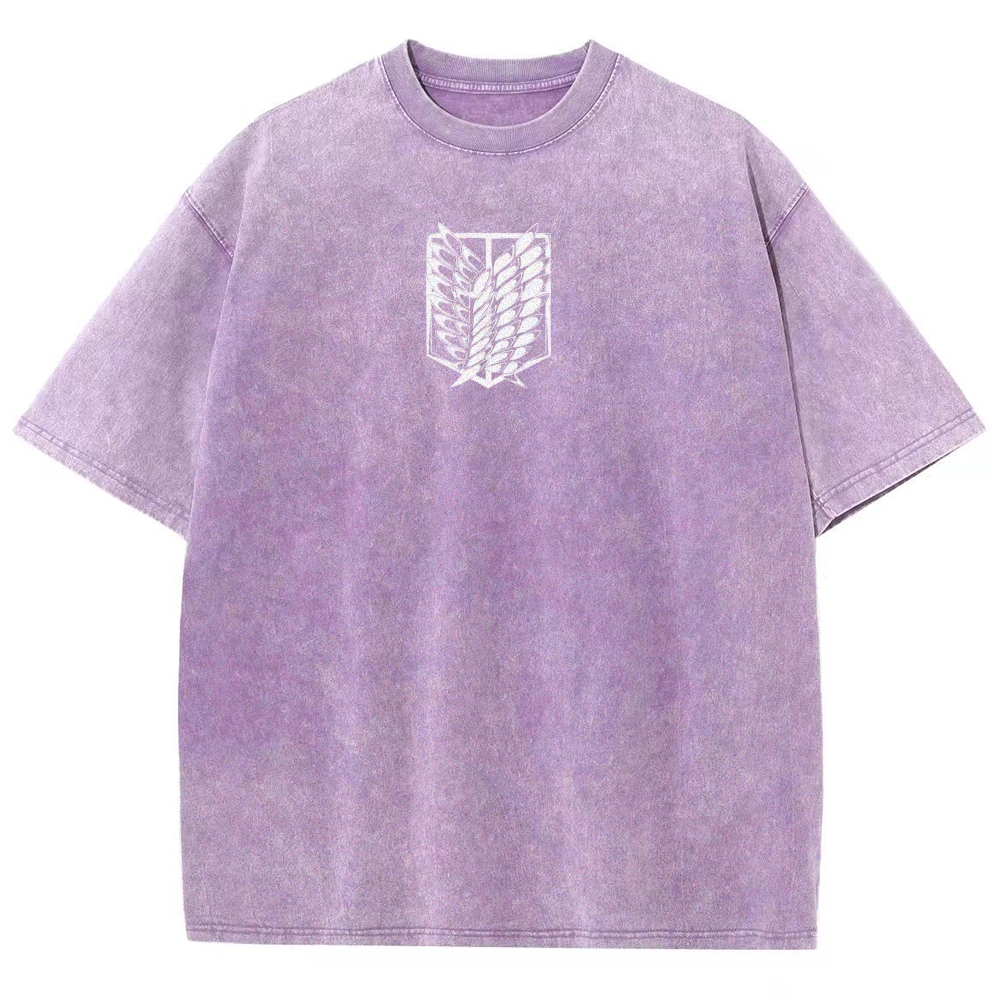 Attack On Titan Unisex Fit Washed T-Shirt 2503000071