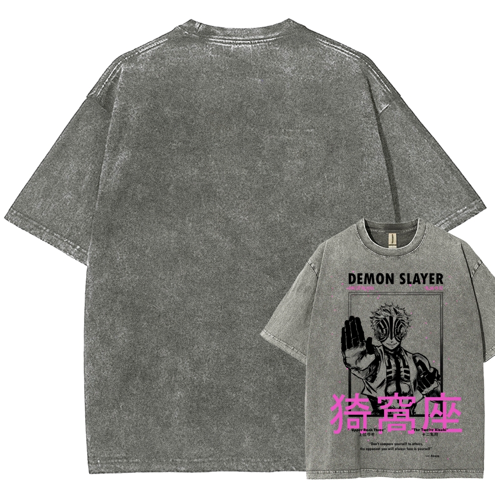 Demon Slayer Unisex Fit Washed T-Shirt 2507024163
