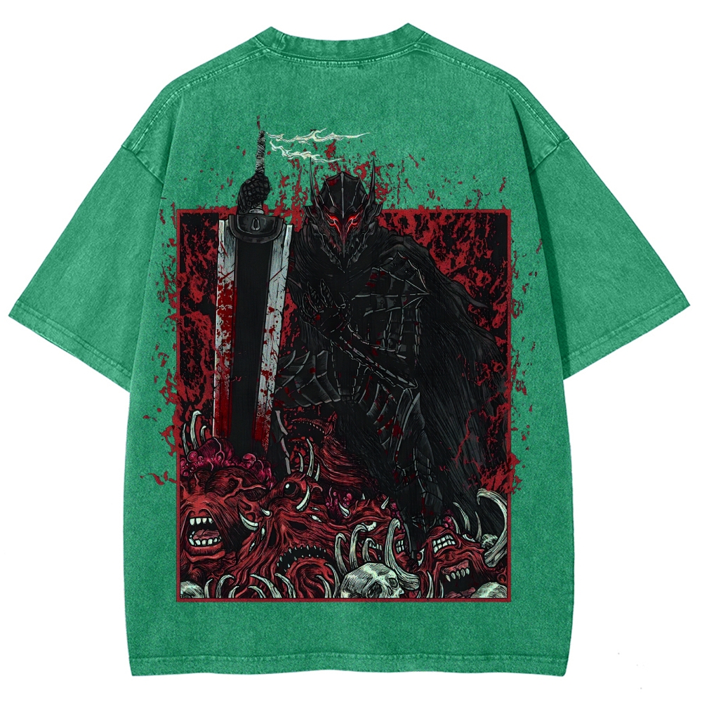 Berserk Unisex Fit Washed T-Shirt 2505003196
