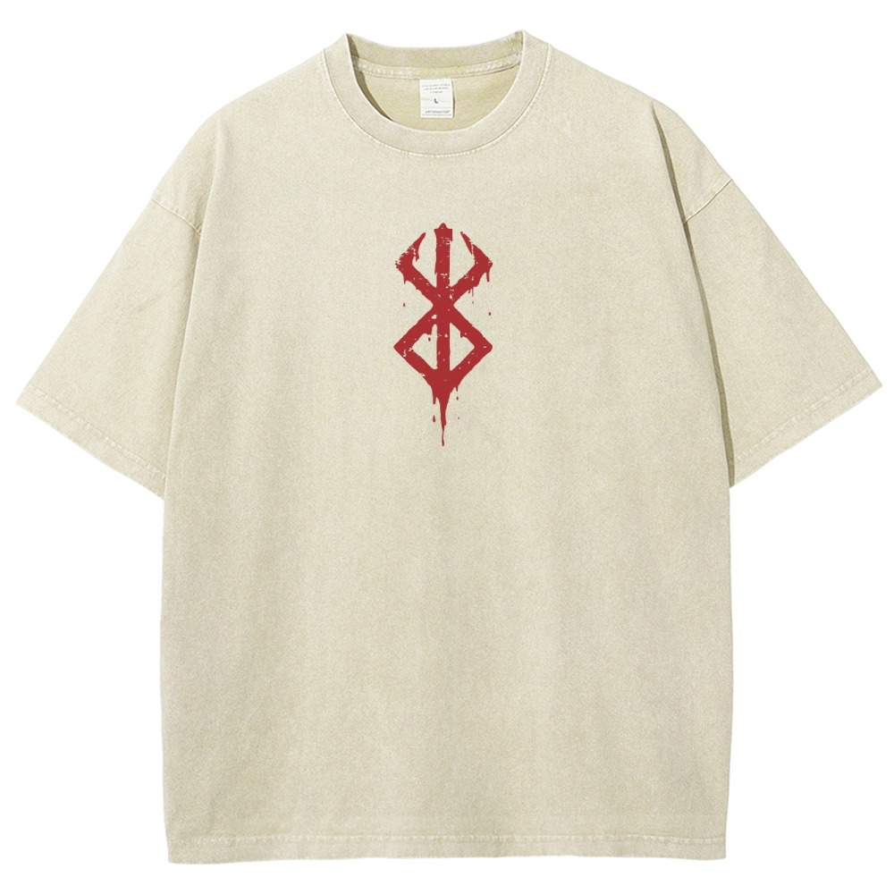 Berserk Unisex Fit Washed T-Shirt 2505003196