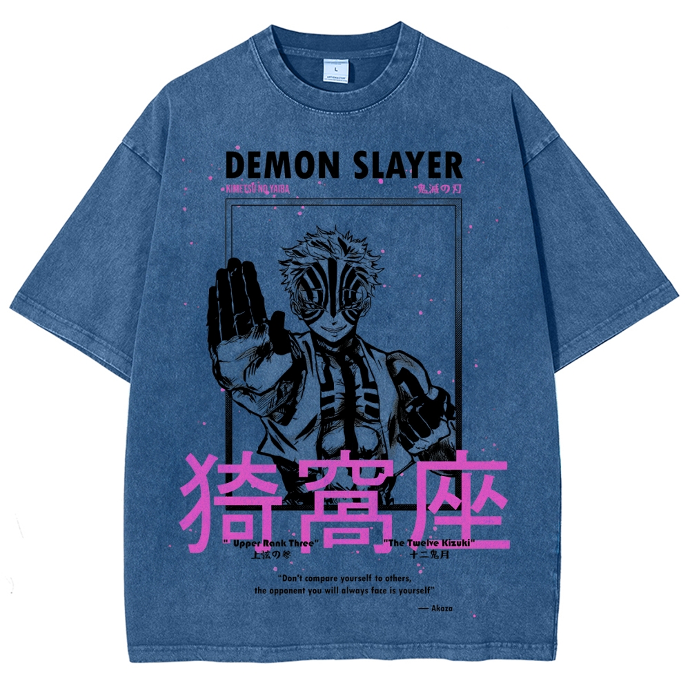 Demon Slayer Unisex Fit Washed T-Shirt 2507024163