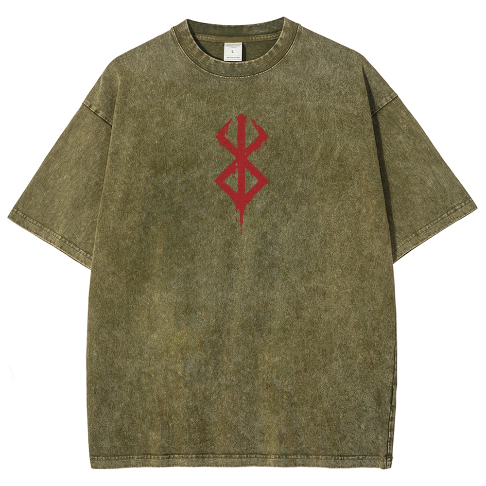 Berserk Unisex Fit Washed T-Shirt 2505003196