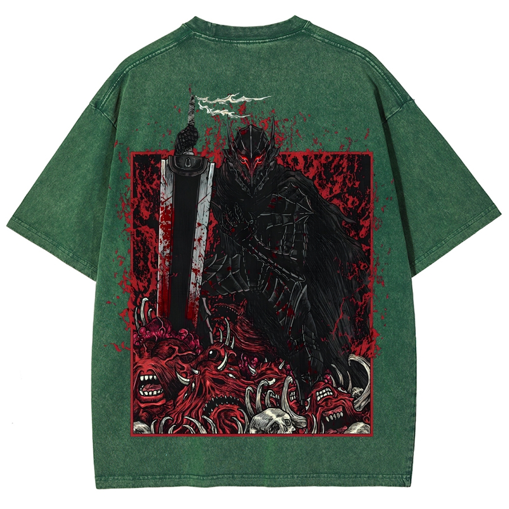 Berserk Unisex Fit Washed T-Shirt 2505003196