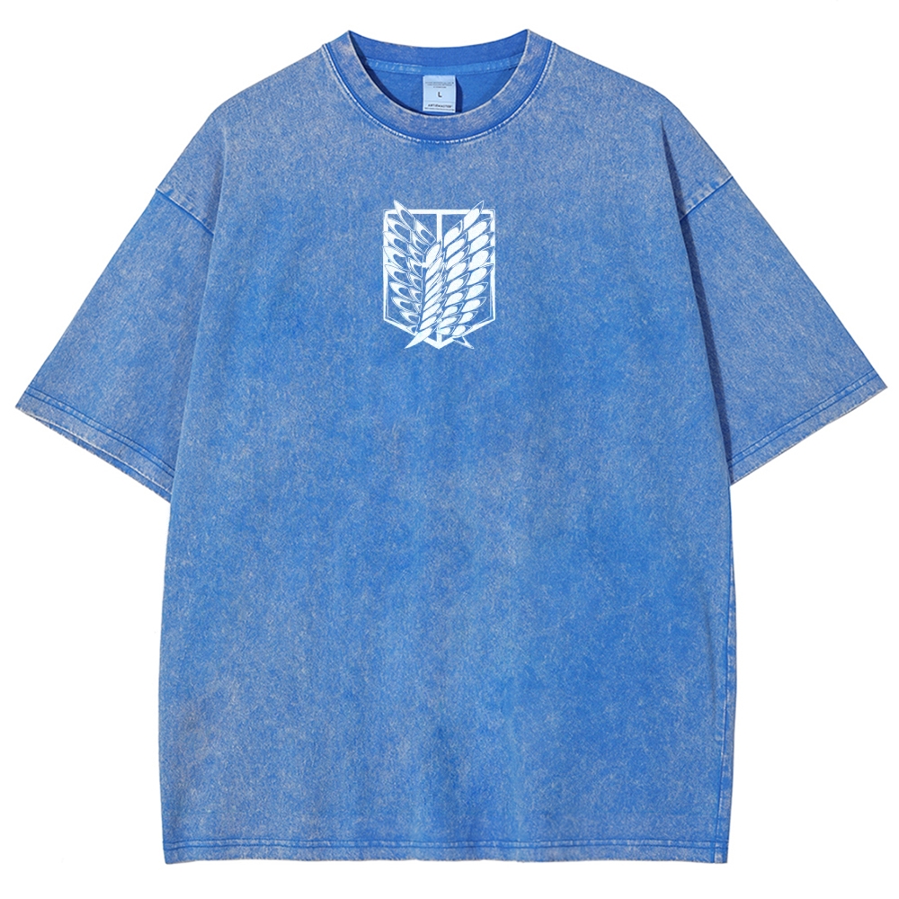 Attack On Titan Unisex Fit Washed T-Shirt 2503000071