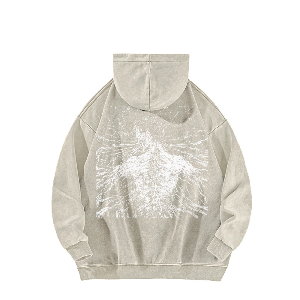 Attack On Titan Casual Washed Hoodies
