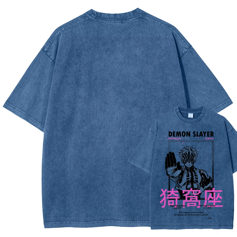 Demon Slayer Unisex Fit Washed T-Shirt 2507024163