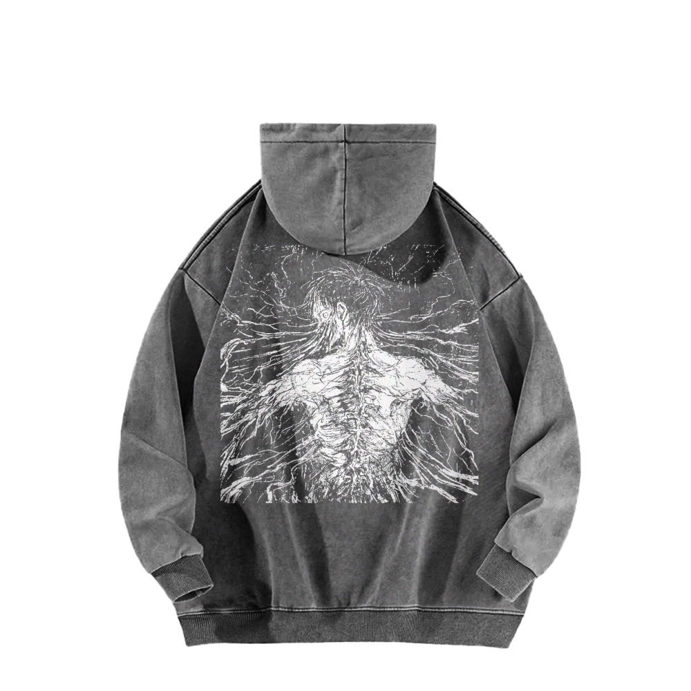 Attack On Titan Casual Washed Hoodies