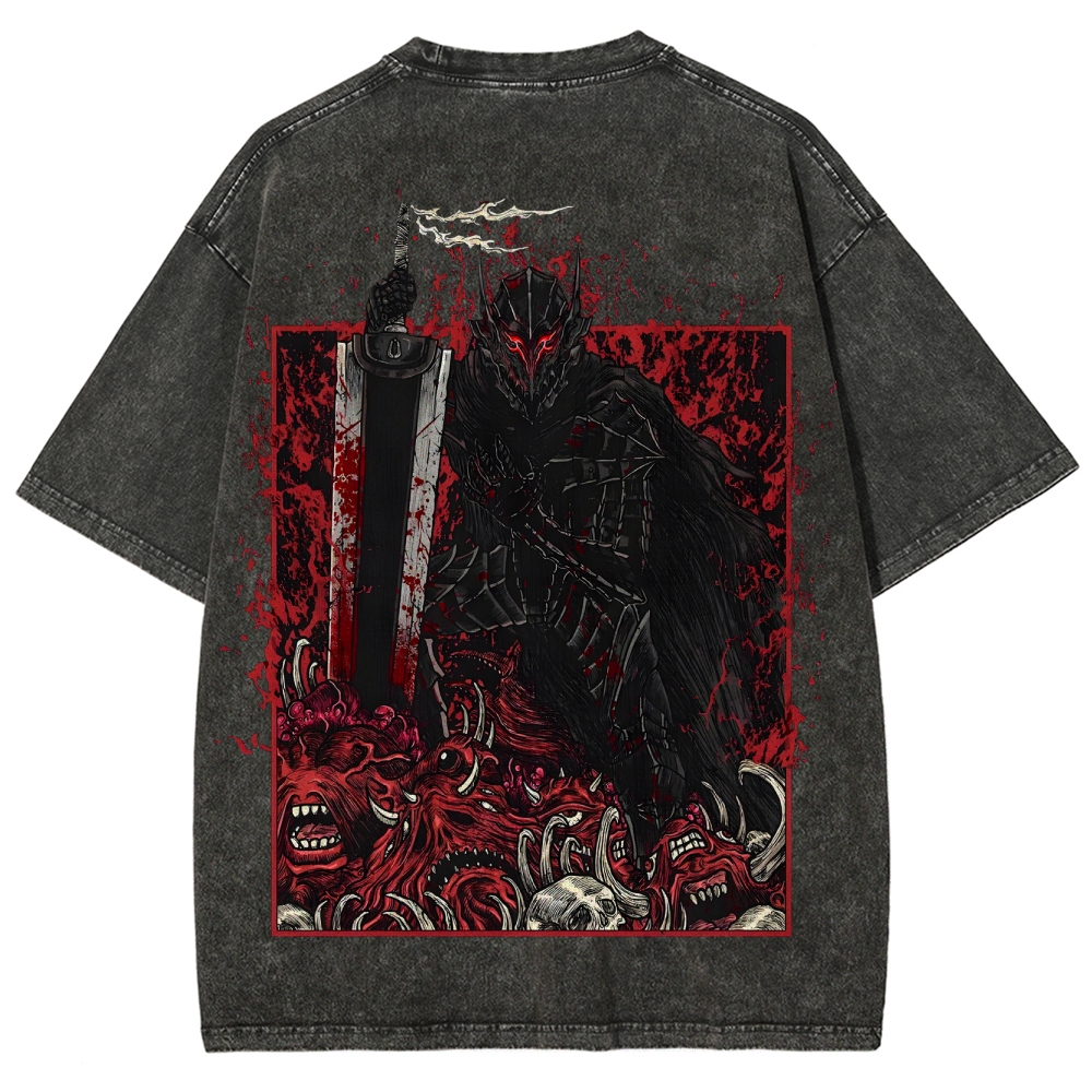 Berserk Unisex Fit Washed T-Shirt 2505003196