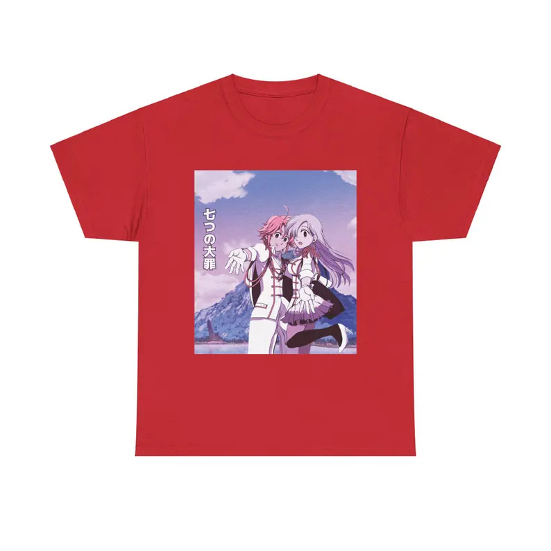 The Seven Deadly Sins Anime Tee: Meliodas & Elizabeth Unisex Shirt