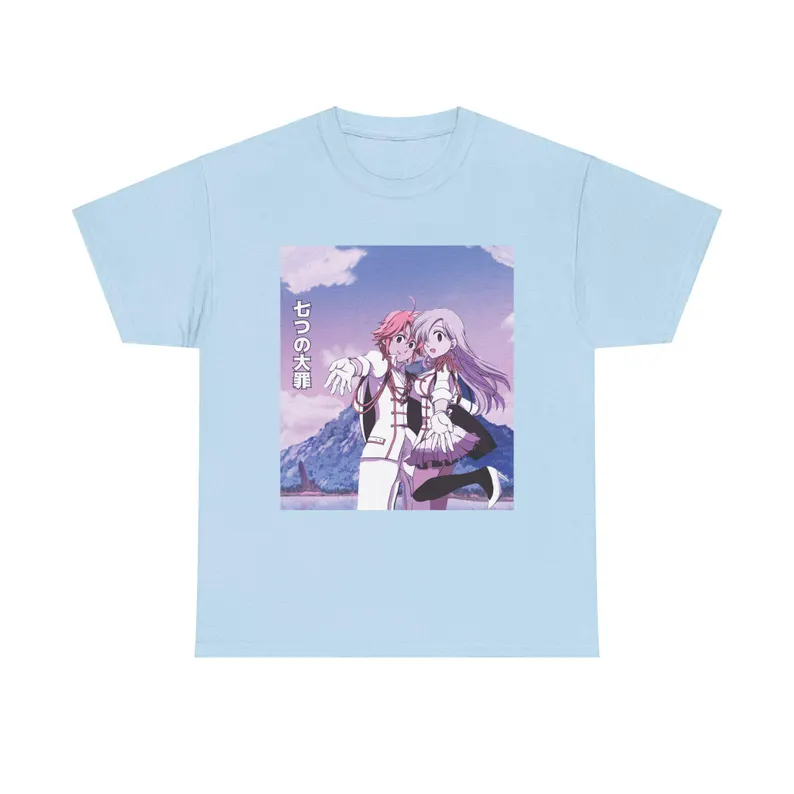 The Seven Deadly Sins Anime Tee: Meliodas & Elizabeth Unisex Shirt