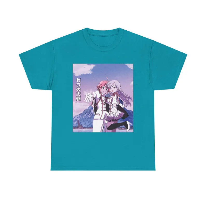The Seven Deadly Sins Anime Tee: Meliodas & Elizabeth Unisex Shirt
