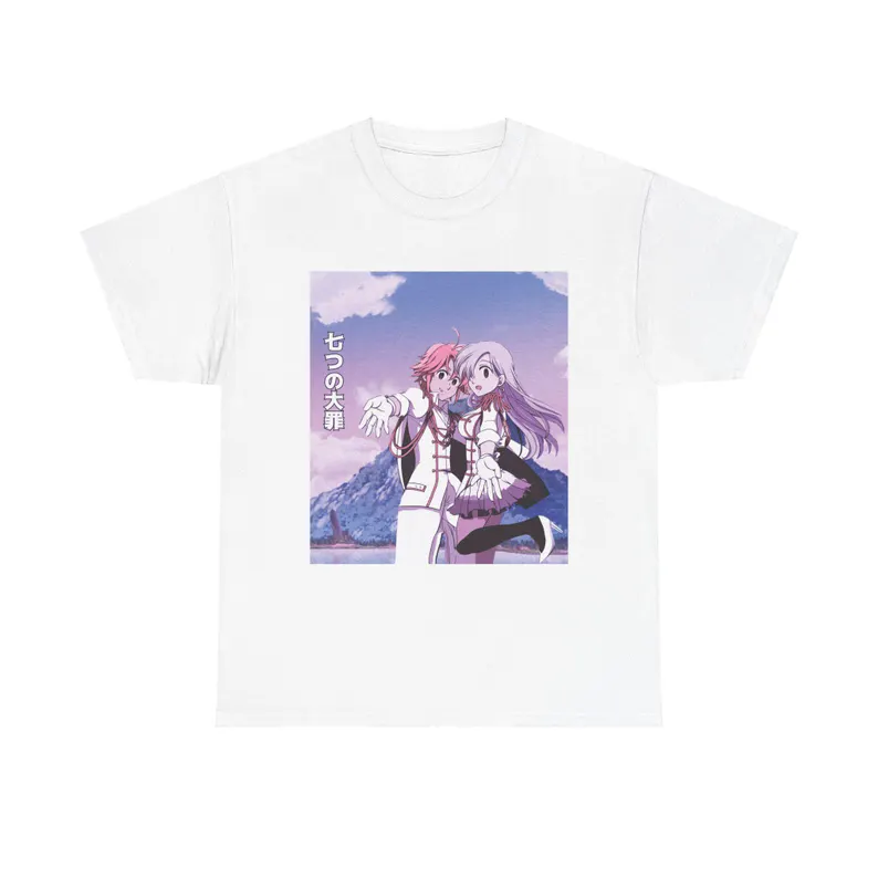 The Seven Deadly Sins Anime Tee: Meliodas & Elizabeth Unisex Shirt