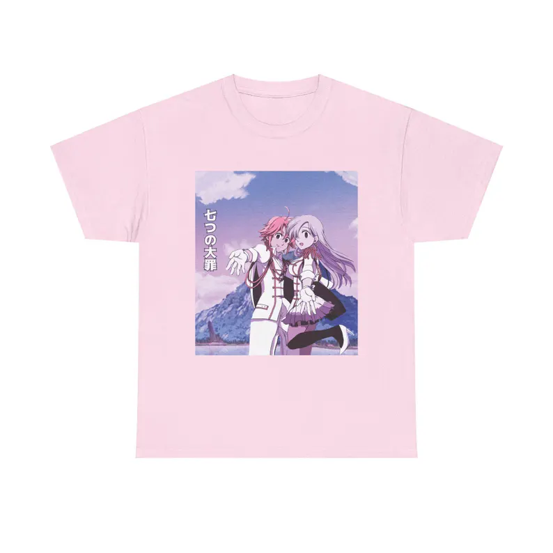 The Seven Deadly Sins Anime Tee: Meliodas & Elizabeth Unisex Shirt