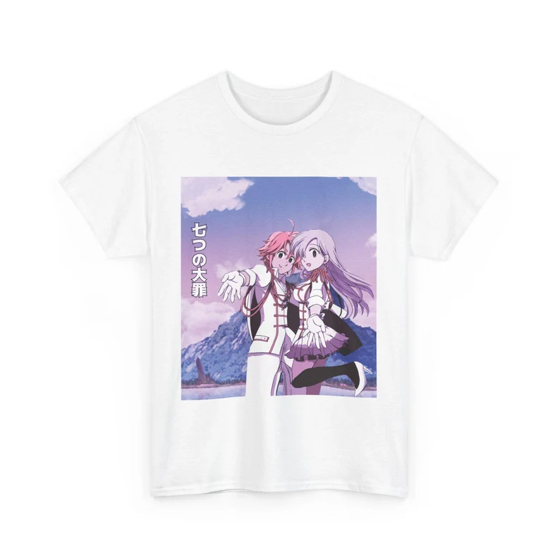 The Seven Deadly Sins Anime Tee: Meliodas & Elizabeth Unisex Shirt