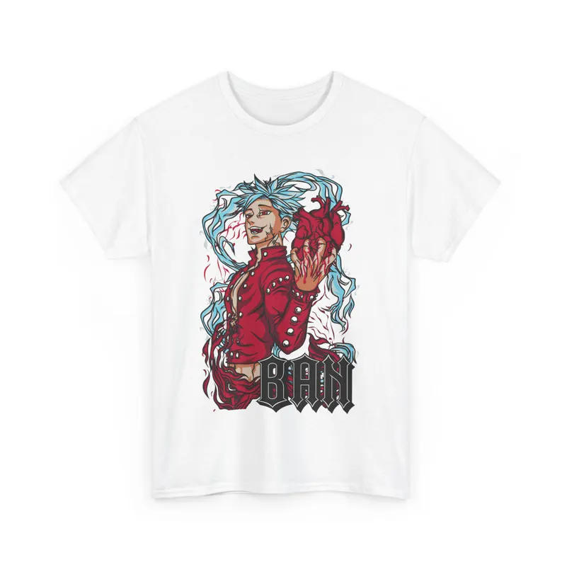 Nanatsu no Taizai T-Shirt, The Seven Deadly Sins Shirt, Anime Shirt, T Shirt, Manga, Meliodas, Ban, Escanor, T-Shirt, Aesthetic, Unisex Tee