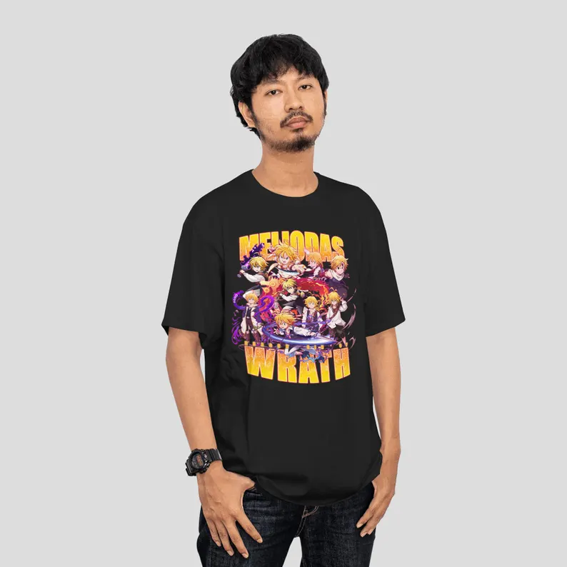 Unisex Meliodas T-Shirt, The Seven Deadly Sins T Shirt, Nanatsu no Taizai, Anime Shirt, Anime T-Shirt